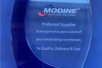 Modine頒發(fā)的優(yōu)選供應(yīng)商獎