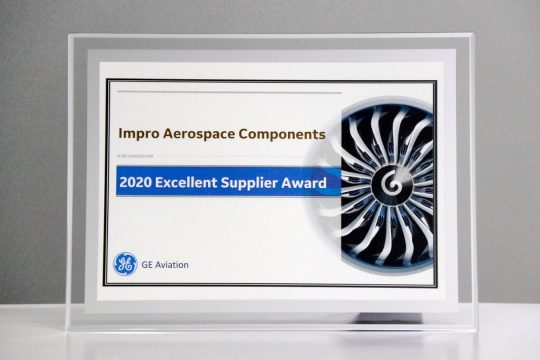 鷹普榮獲GE航空“2020年度杰出供應(yīng)商獎”